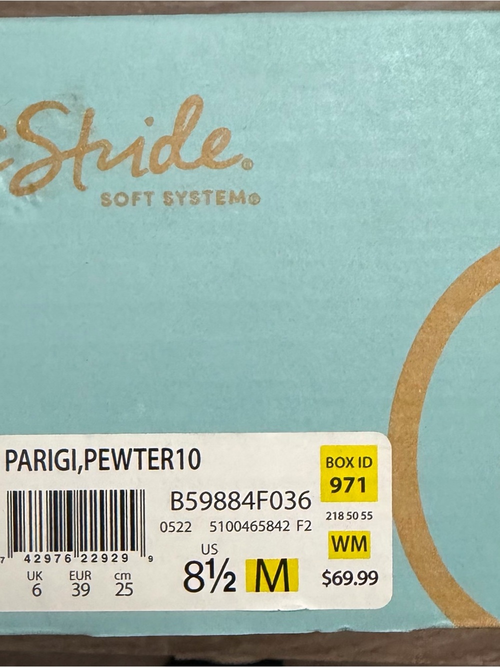 NWT Life Stride|Silver Glitter Mid-Heel Pump|Size 8.5 - Picture 8 of 8